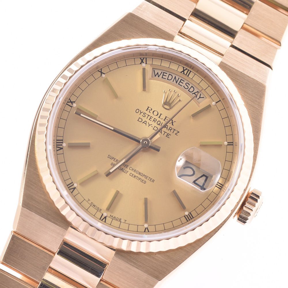ロレックスデイデイト オイスタークオーツ メンズ 腕時計 19018 ROLEX 中古 – 銀蔵オンライン