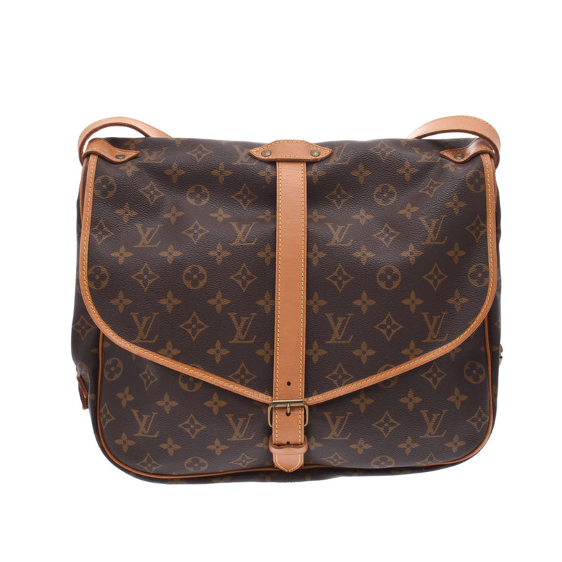 古典 LOUIS VUITTON ルイヴィトン ソミュール35 ショルダーバッグ