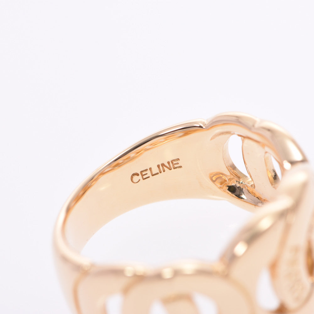 日本全国-celine - CELINE セリーヌ 指輪 リング マカダム •ロゴ 