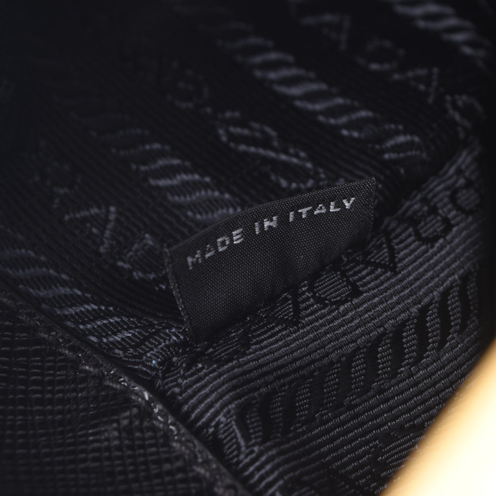 Prada 2Way bag black gold fittings ladies handbag Prada used – 銀蔵オンライン