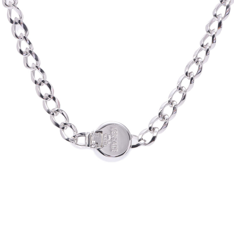 versace white gold necklace