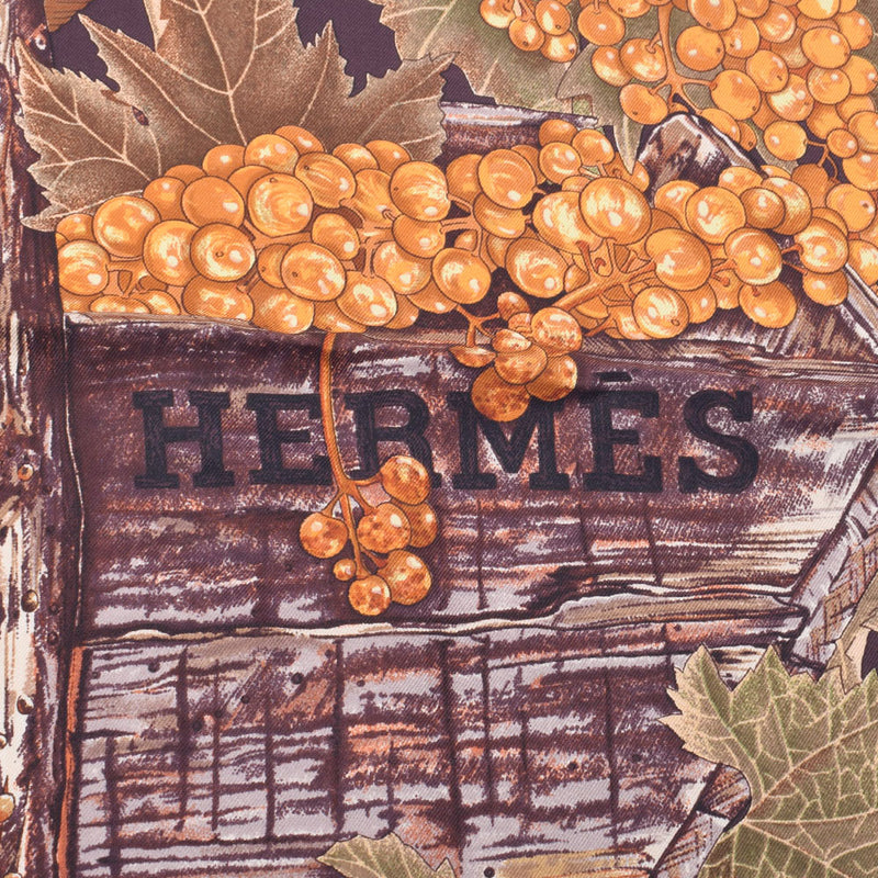 エルメス HERMES カレ90 VENDANGES ぶどうの収穫 スカーフファッション