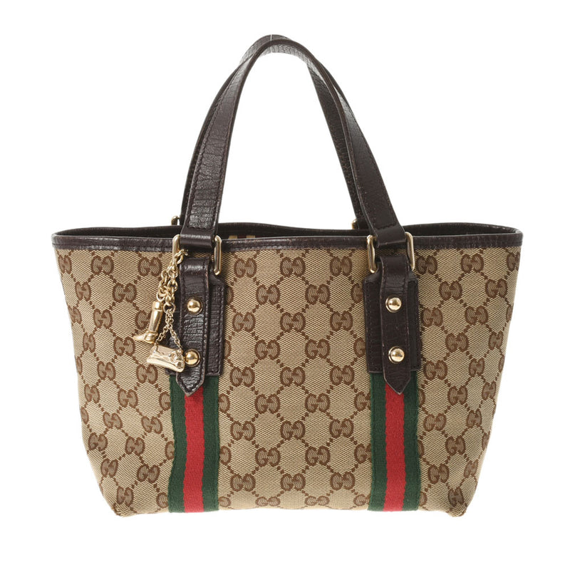 キャンバス GUCCI ブーツ金具 チャーム 本革 レザー vWGis