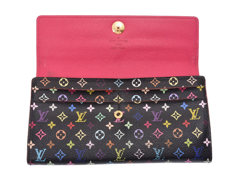 ソフトパープル LOUIS VUITTON 「ポルトフォイユ・サラ マルチカラー