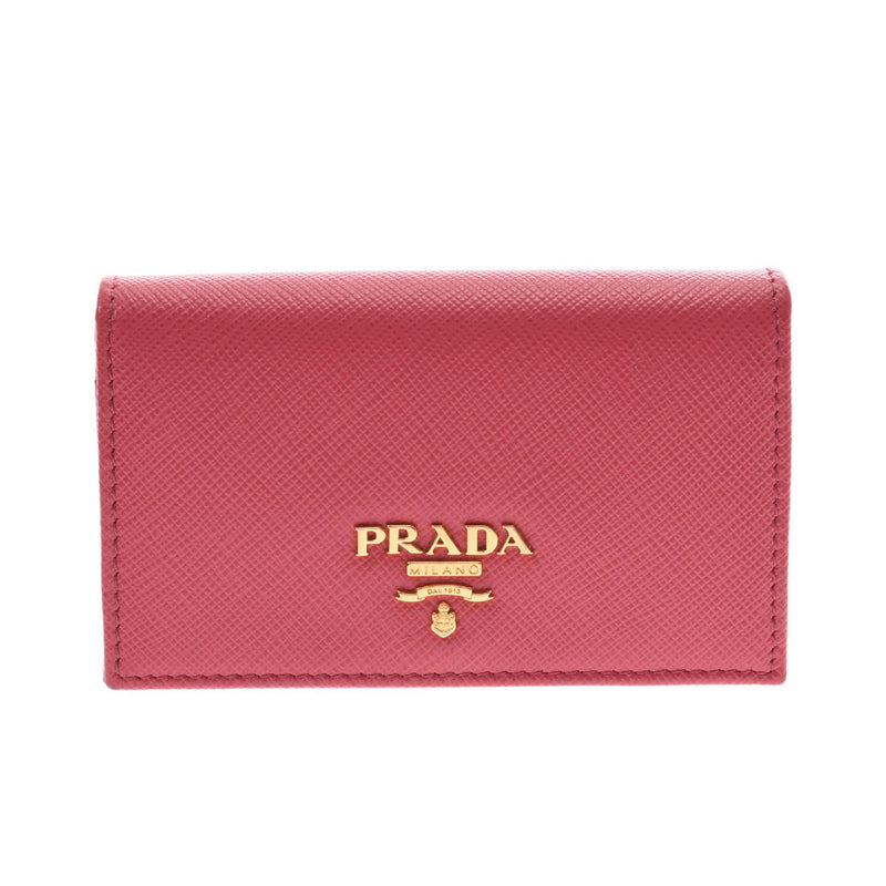 プラダ カードケース Prada ピンク 箱付き Miumi-