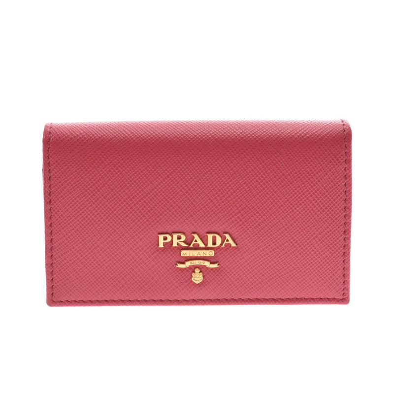 プラダ名刺入れ ピンク レディース カードケース PRADA 中古 – 銀蔵