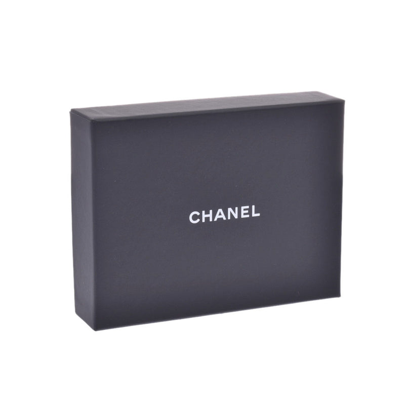 CHANEL シャネル CCフィリグリー コンパクトウォレット 黒 ゴールド金具 レディース キャビアスキン 三つ折り財布 未使用 銀蔵