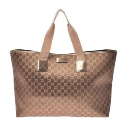 gucci metallic tote bag