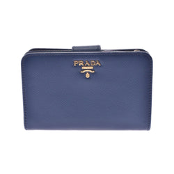 prada navy blue wallet