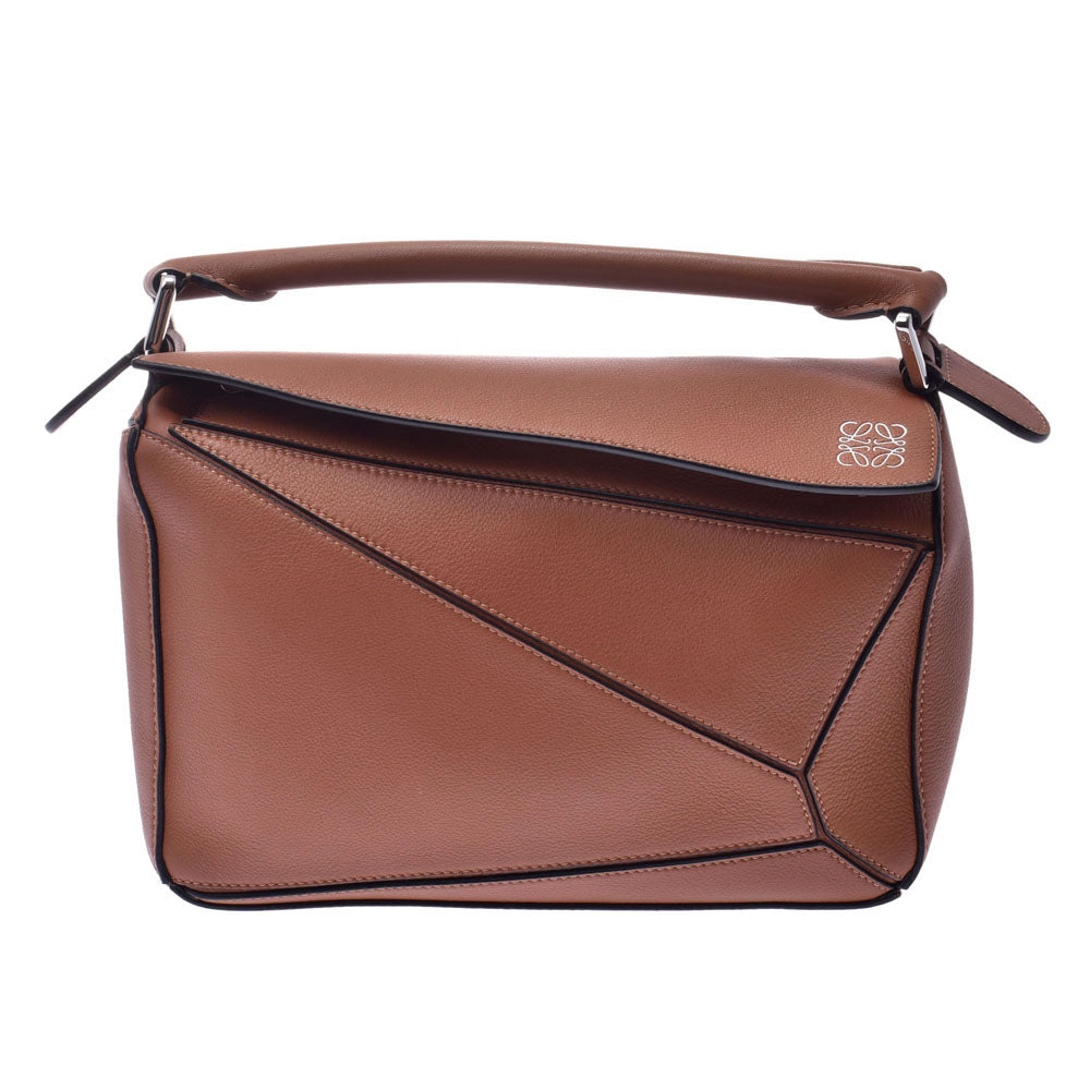 Loewe Puzzle Small Bag Tan Women's Calf 