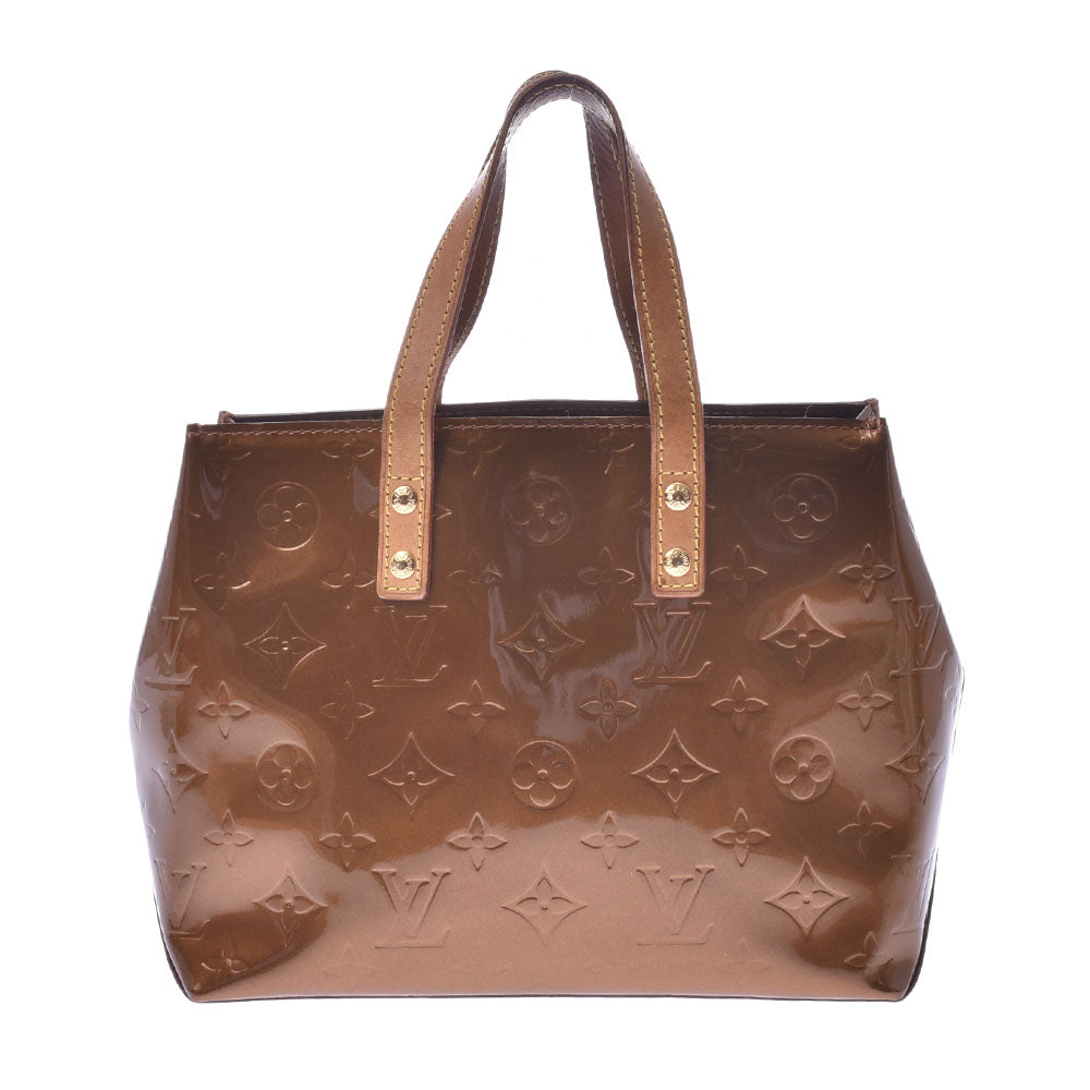 ルイヴィトンリードPM 14125 ブロンズ レディース モノグラムヴェルニ ハンドバッグ M91146 LOUIS VUITTON 中古