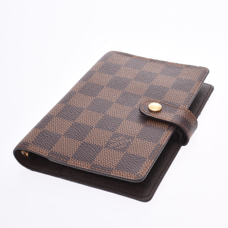 ルイヴィトンアジェンダPM 14137 ブラウン ユニセックス ダミエキャンバス 手帳カバー R20700 LOUIS VUITTON 中古