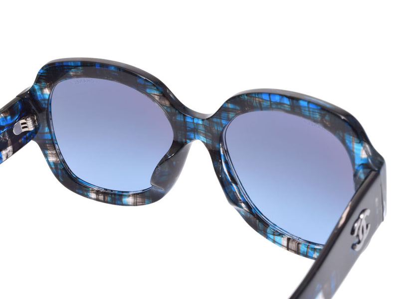 chanel sunglasses blue frame