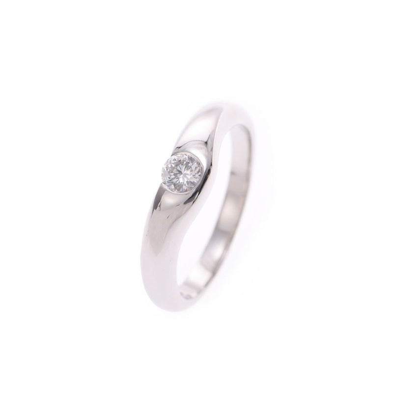 Tiffany Curved Band Ring Ladies Pt950 Platinum Ring Ring No 11 Tiffany Co Used 銀蔵オンライン