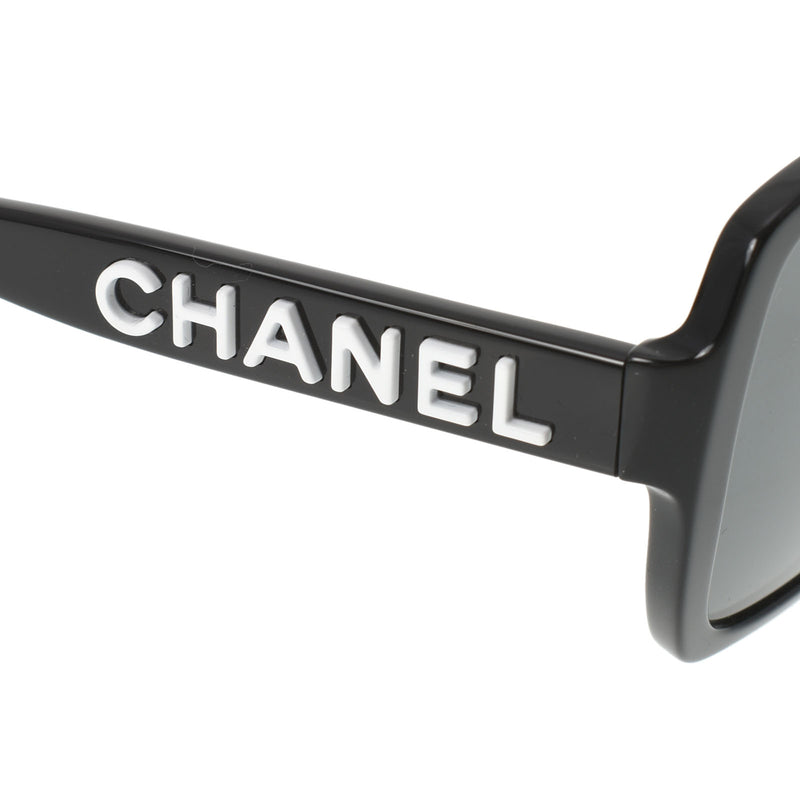 シャネルサイドロゴ 黒 ユニセックス サングラス 5408-A CHANEL 中古