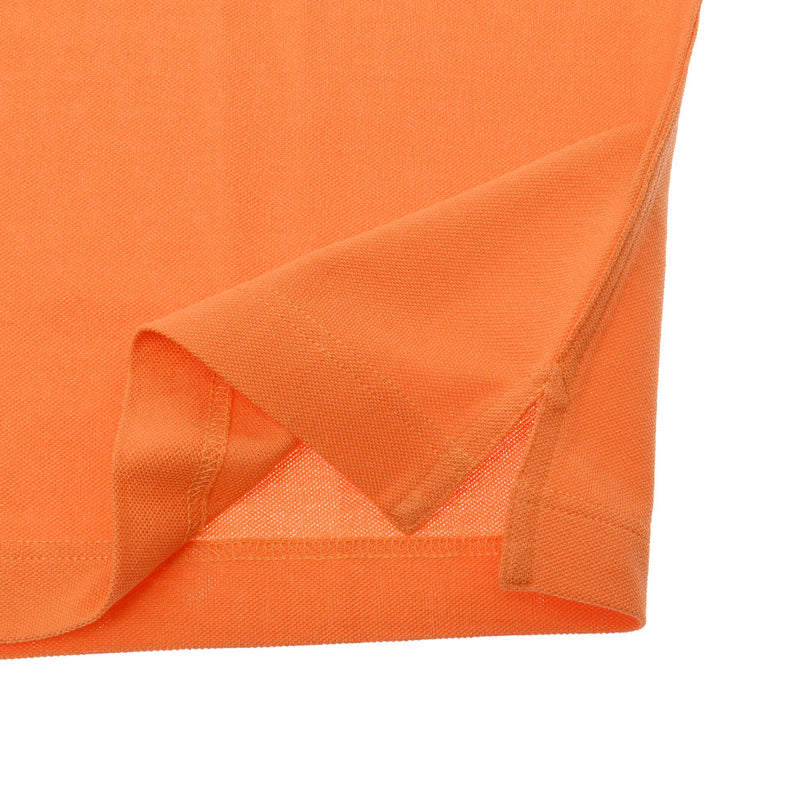 エルメスクールネック ポケット Tシャツ オレンジ メンズ 半袖シャツ