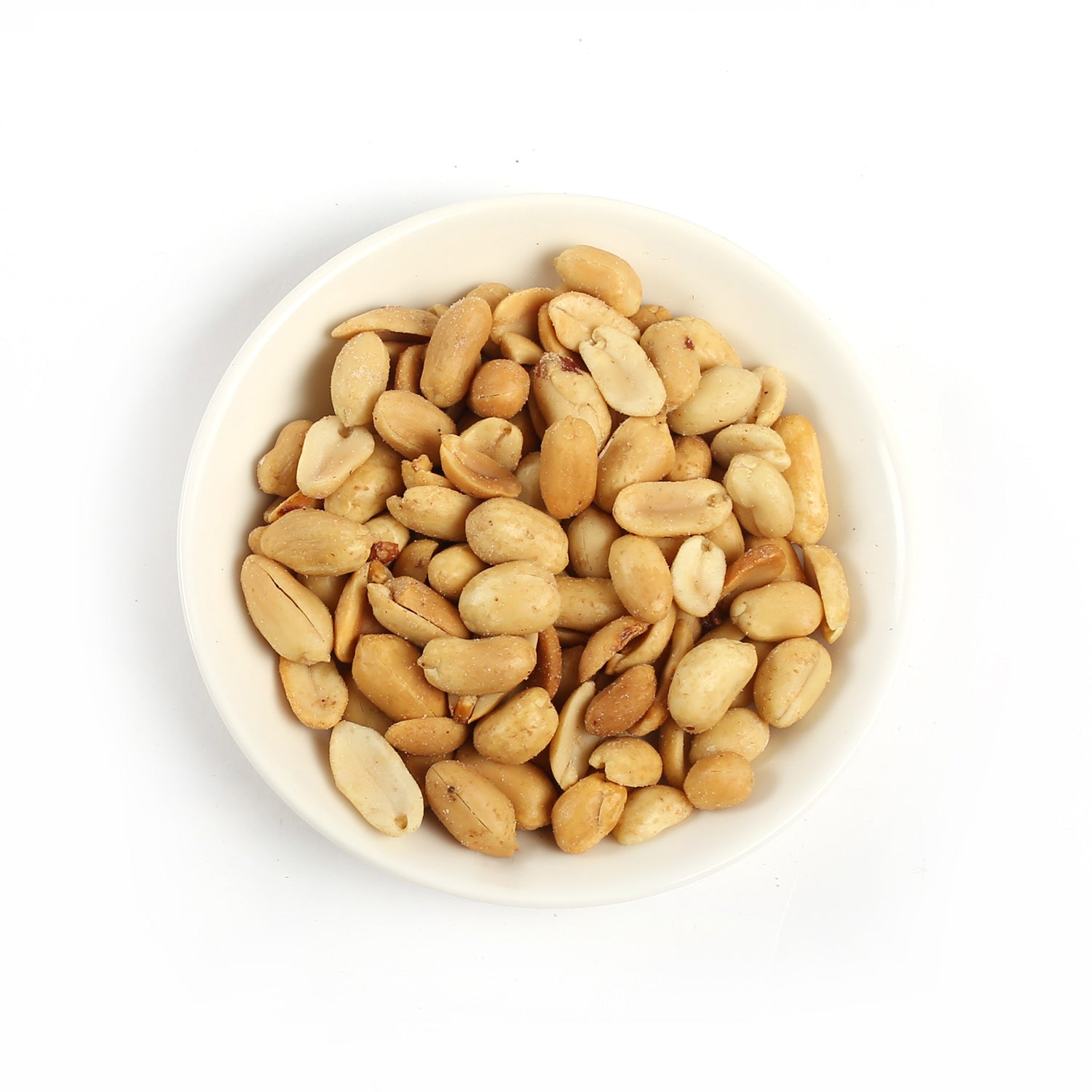 Product photo of blanched peanuts.