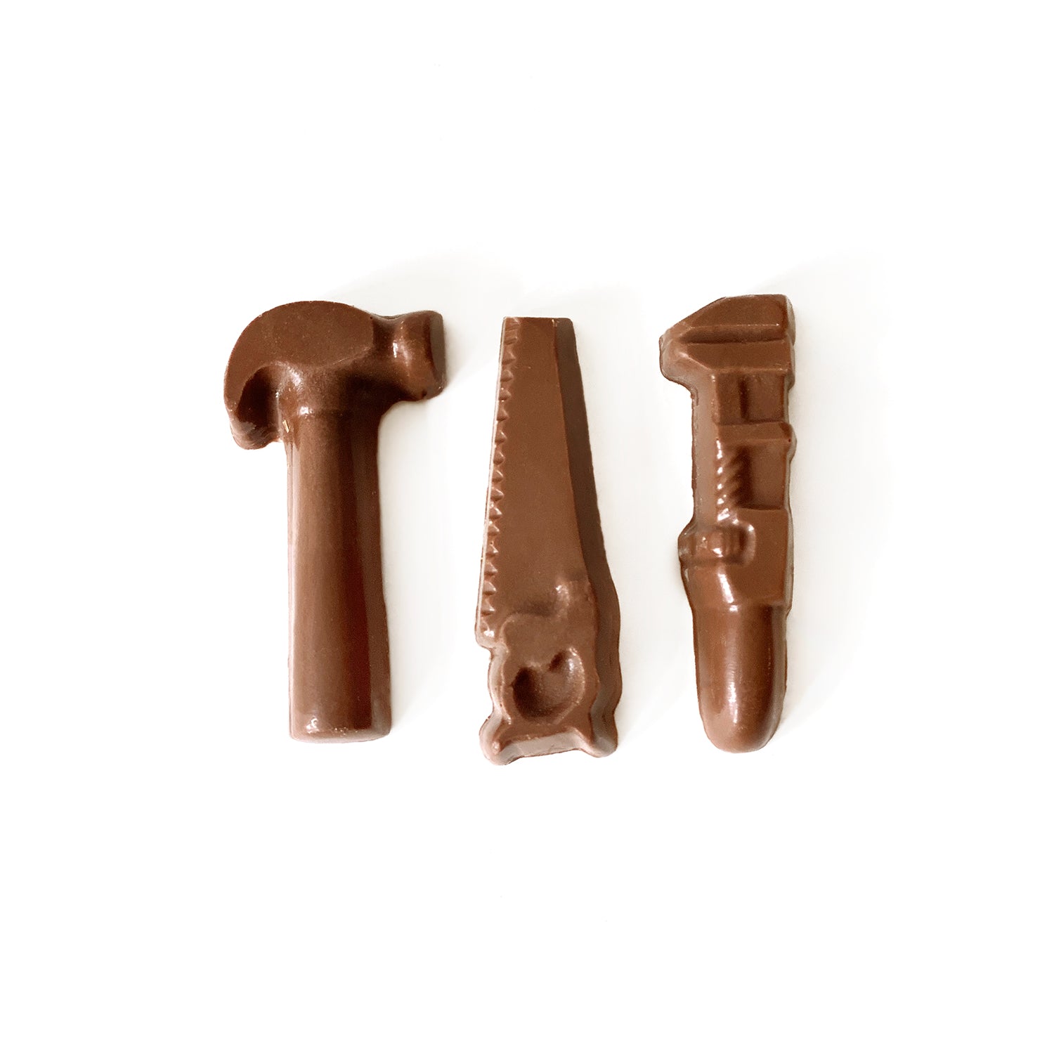 A milk chocolate tool set for Father's Day.