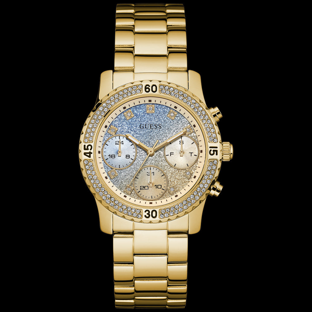 guess watch with swarovski crystals