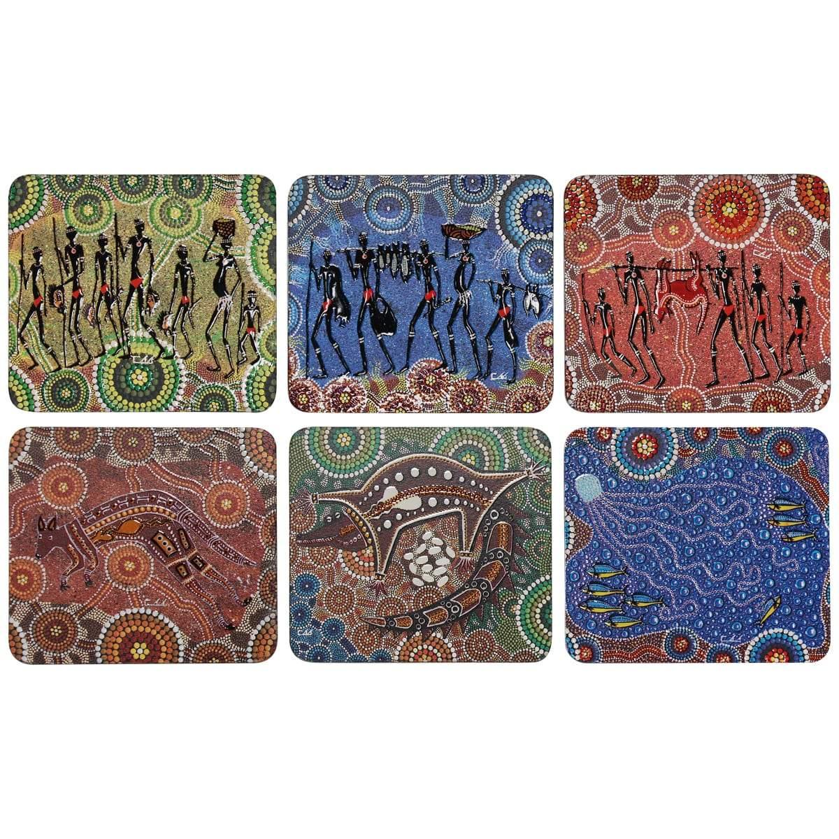 Australian Art Colin Jones Coaster Set - Red Earth Market