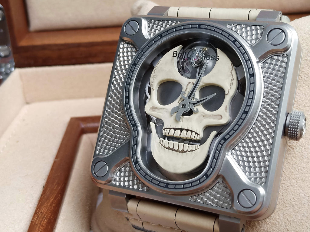 Bell & Ross BR 01 Laughing Skull  White_02