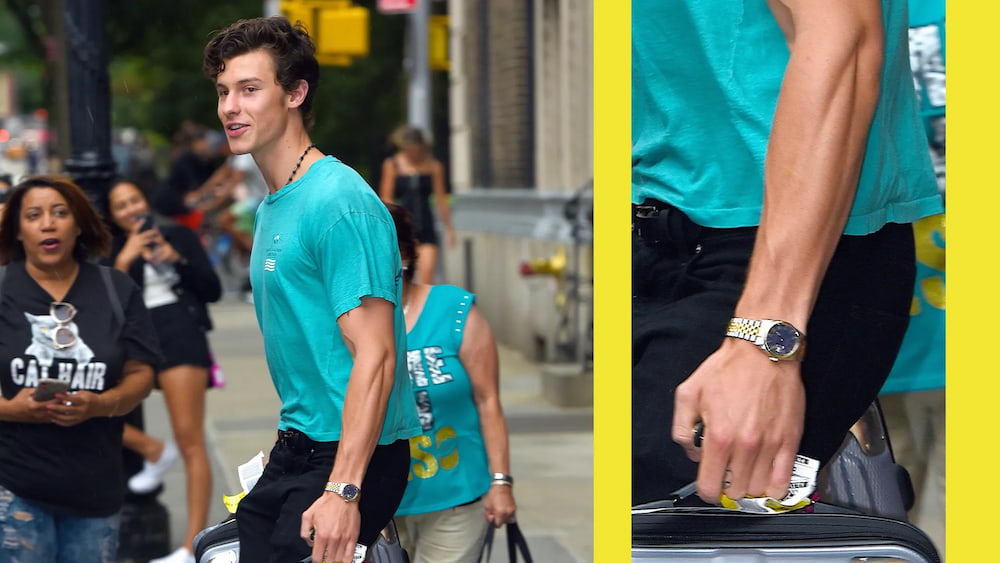 Shawn Mendes สวมใส่ Rolex Datejust 36