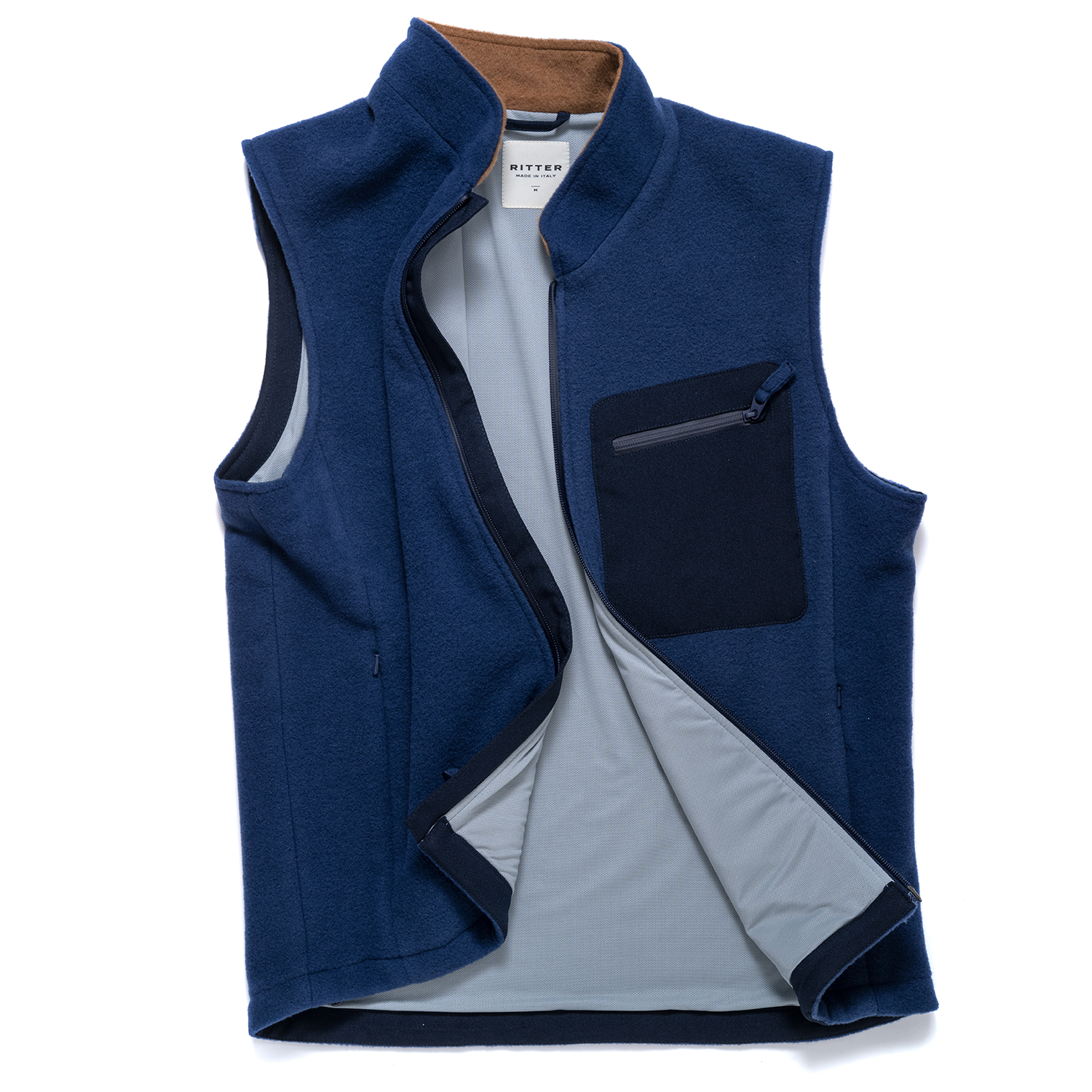 kussen Populair kapok Ritter Fleece Vest Made from Alpaca & Merino Wool