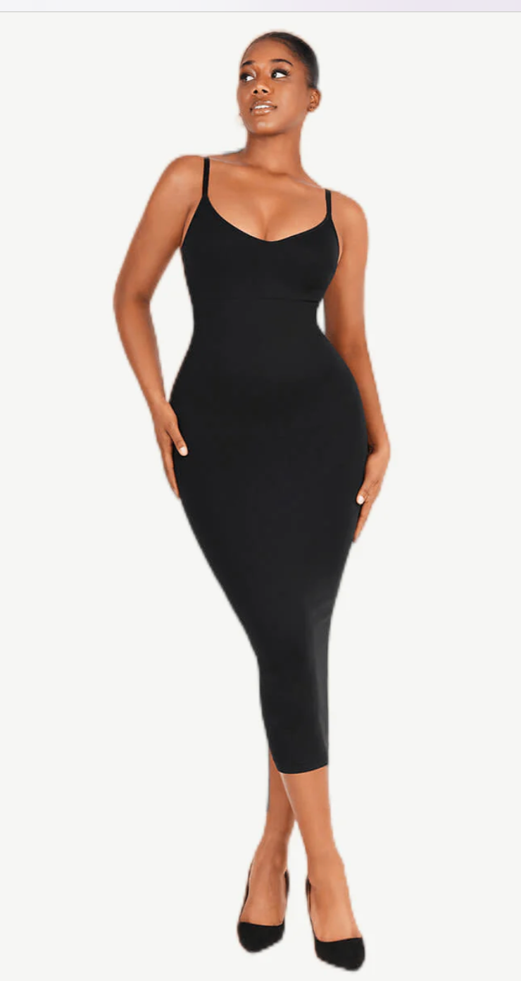 Spaghetti Strap Shapewear Dress – Gorgeous Clientele VIP