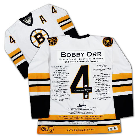 Bobby Orr Autographed Career Jersey