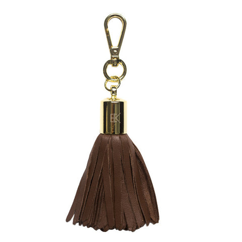 Tassel Key Chain - Mocha