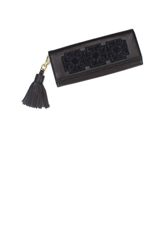 Tassel Clutch - Espresso