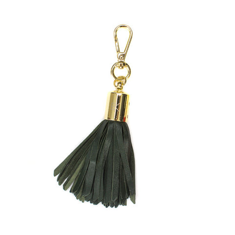 Tassel Key Chain - Hunter Green