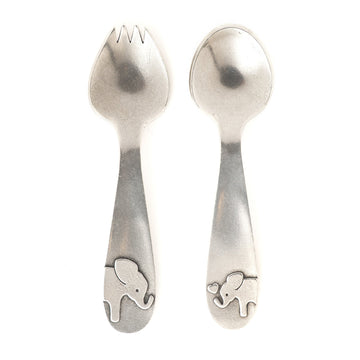 Sterling silver toddler spoon Squirrel