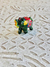 Elefante Pintado Verde hindú PPM20 - BOUTIQUE DE LA INDIA