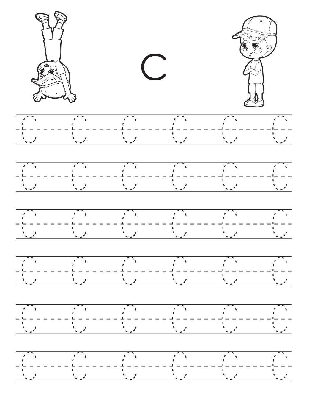 Letter C Worksheets & Alphabet Book - Preschool Activities – Kids ...
