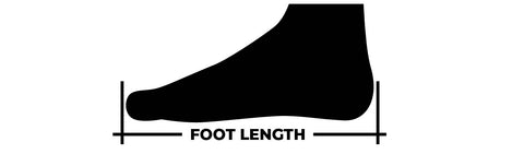 Foot length track spikes
