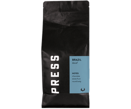 Brazil Decaf Single Origin Coffee by Press Coffee Roasters