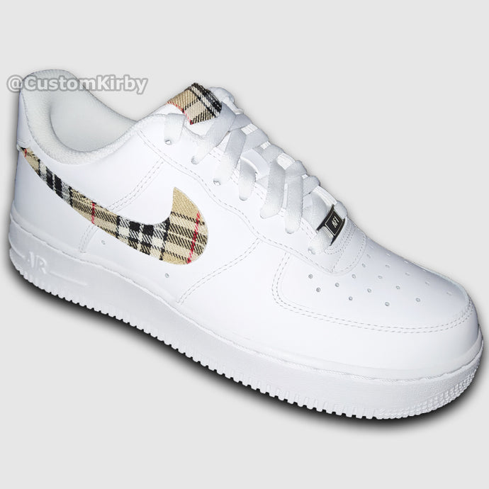 air force ones plaid