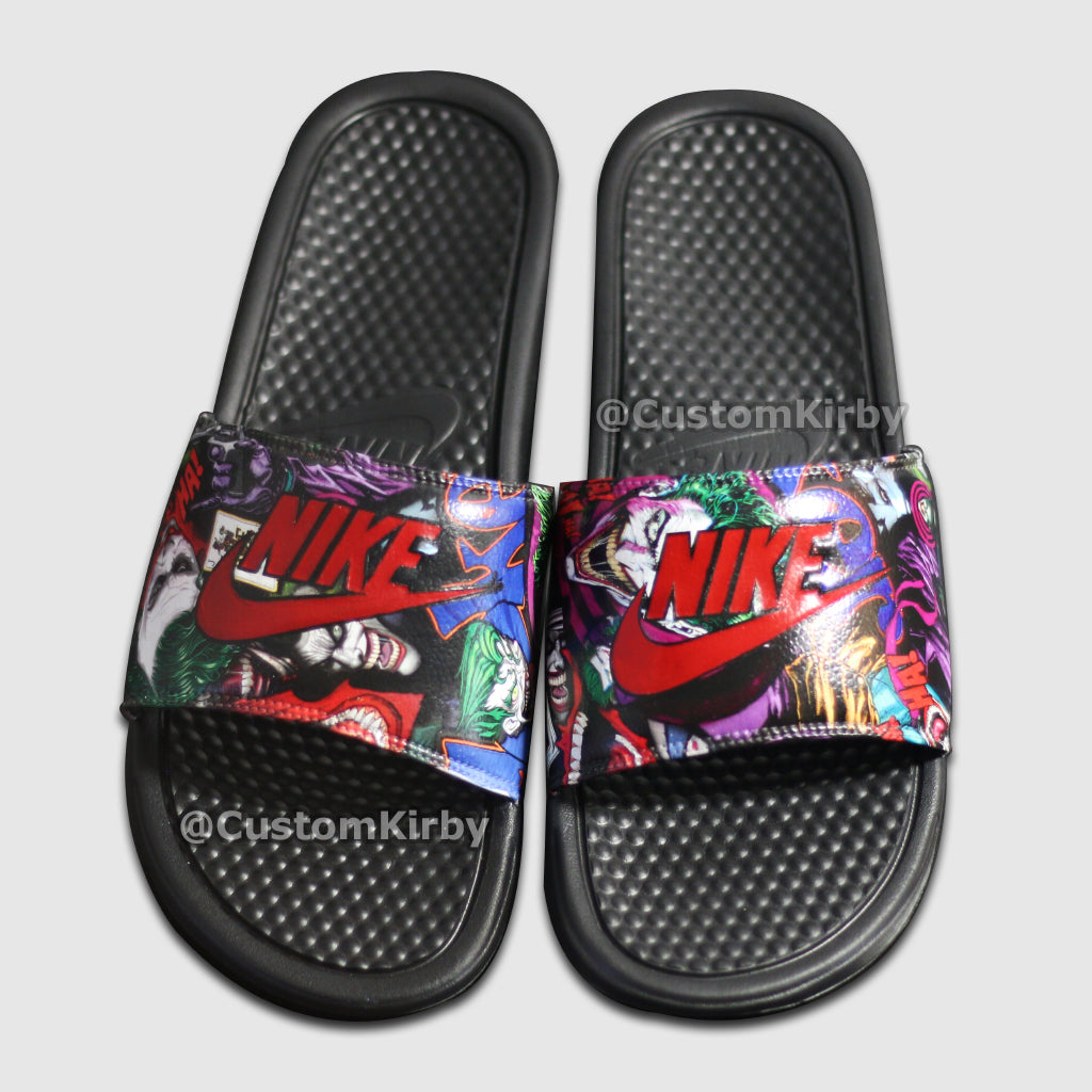 custom nike slides mens