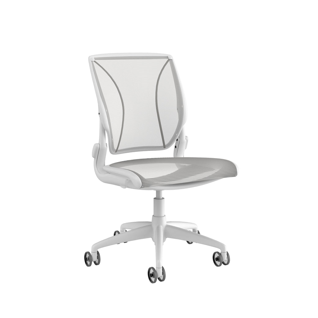 mesh armless desk chair