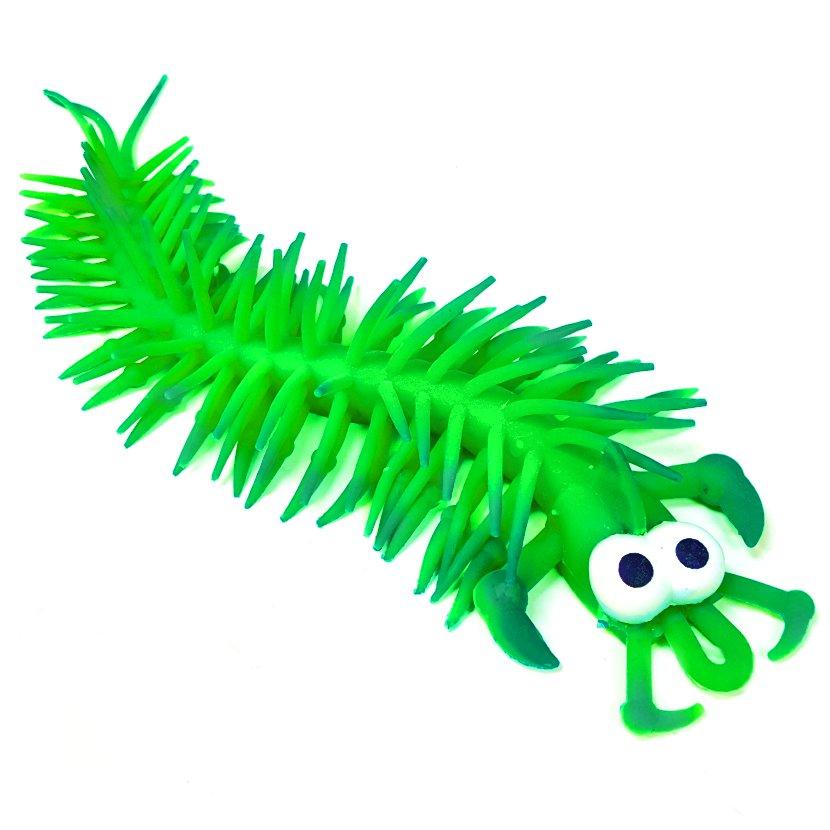 green stretchy toy