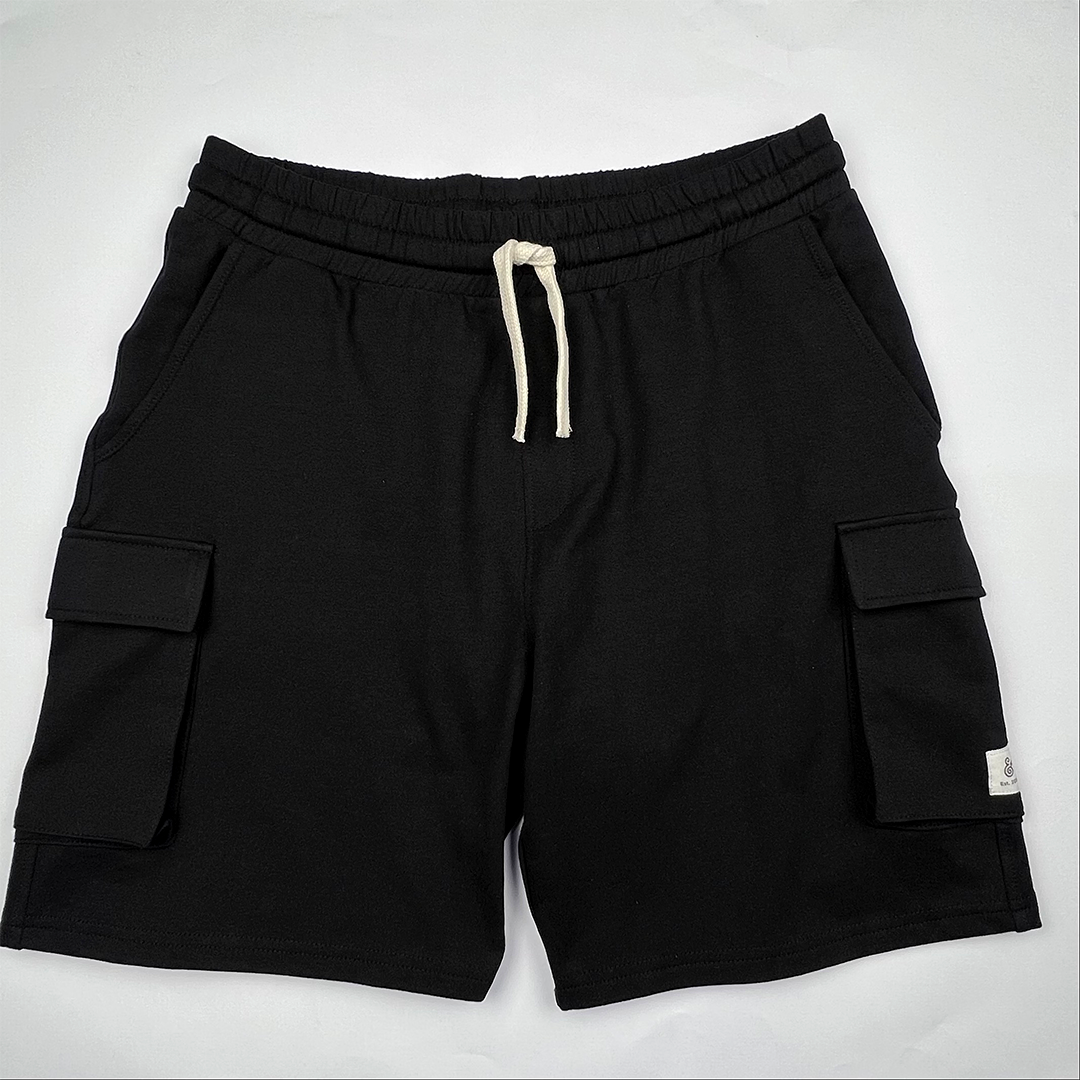 Black Cargo Men Shorts – applemint and cocoa