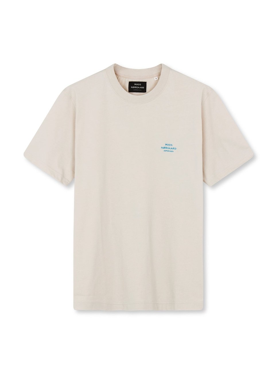  T-skjorteMads Nørgaard Cotton Jersey Frode Emb Logo Tee - Birch