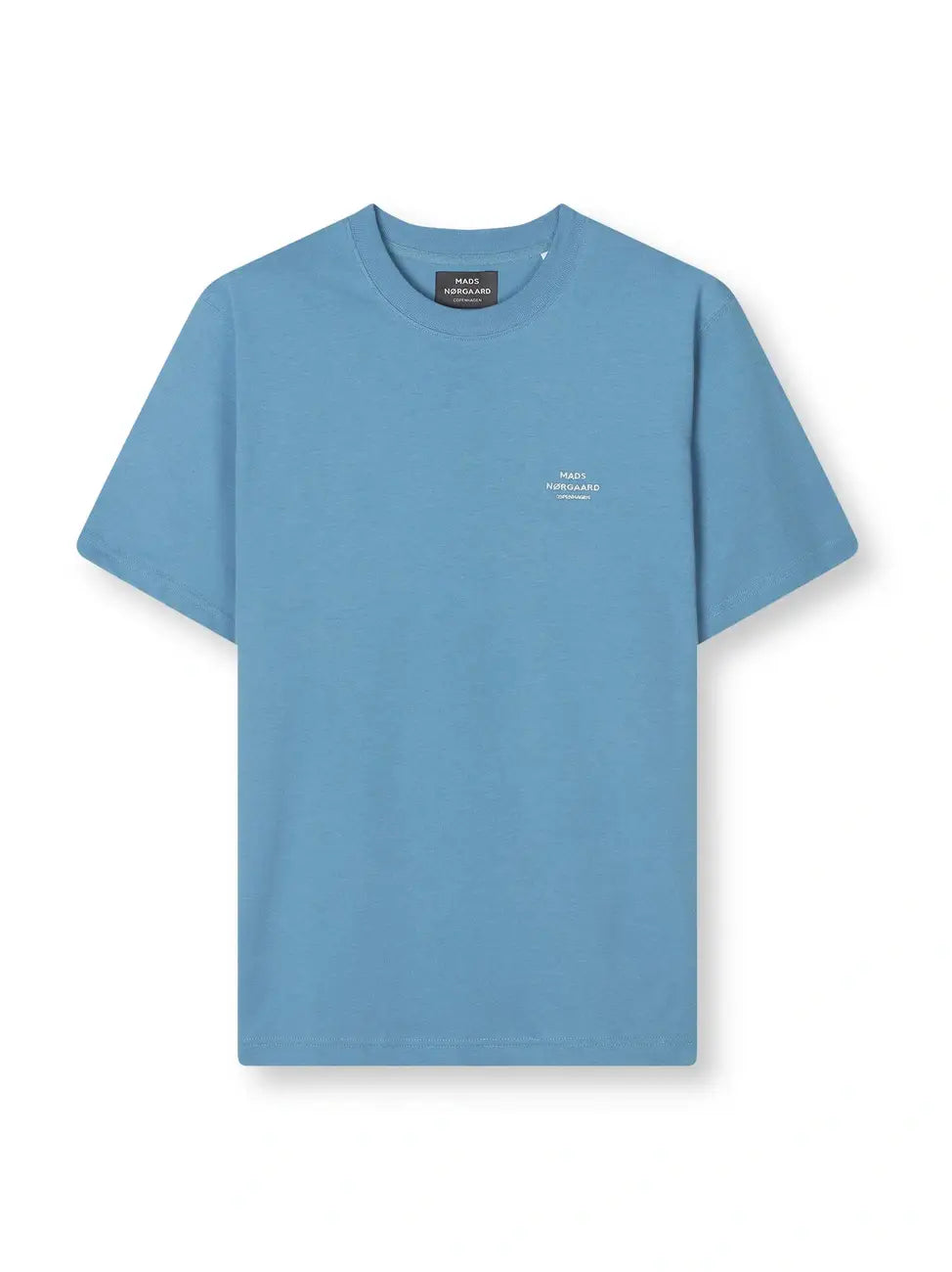  T-skjorteMads Nørgaard Cotton Jersey Frode Emb Logo Tee - Captain`S Blue
