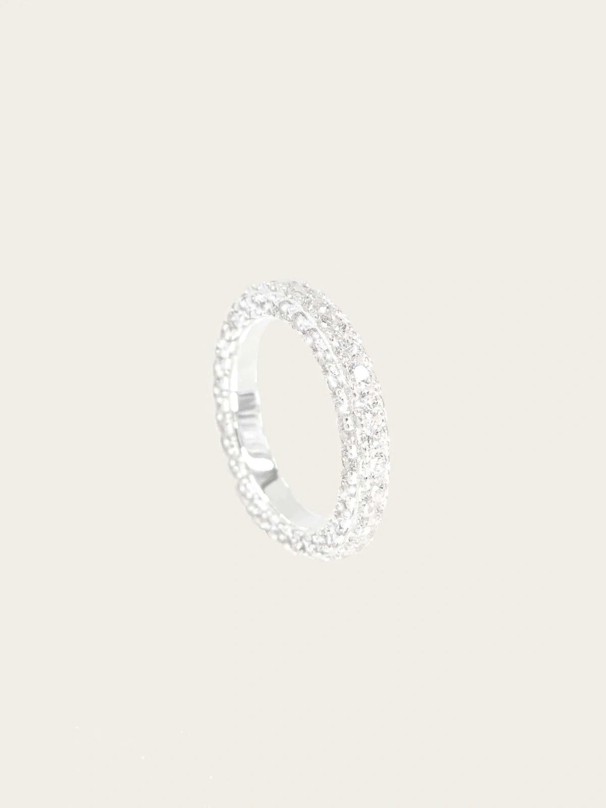  TilbehørWho Is She Eternity Diamond Ring - Silver
