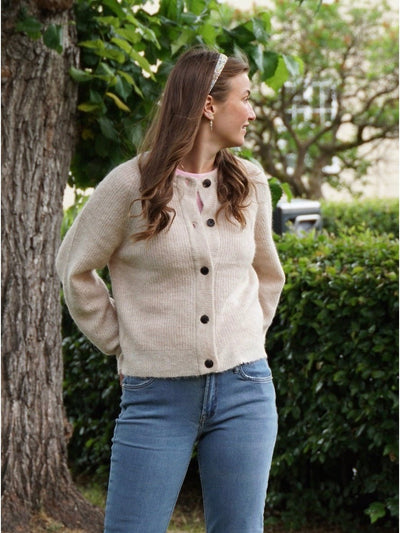 Lulu knit cardigan - Beige