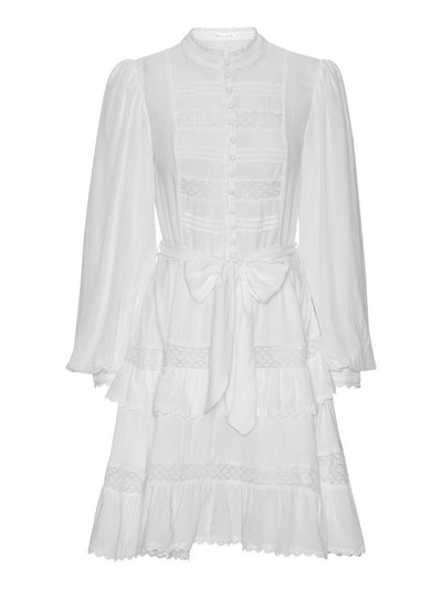 Alba Boho kjole - White