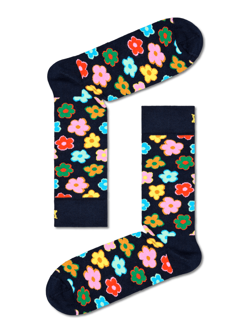  TilbehørHappy Socks Flower Sokk - Navy