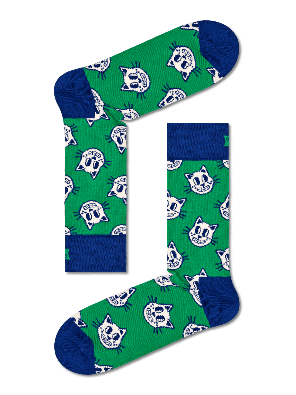  TilbehørHappy Socks Cat Sokk - Green