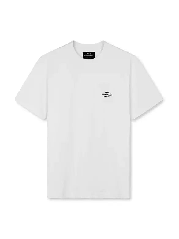  T-skjorteMads Nørgaard Cotton Jersey Frode Emb Logo Tee - White